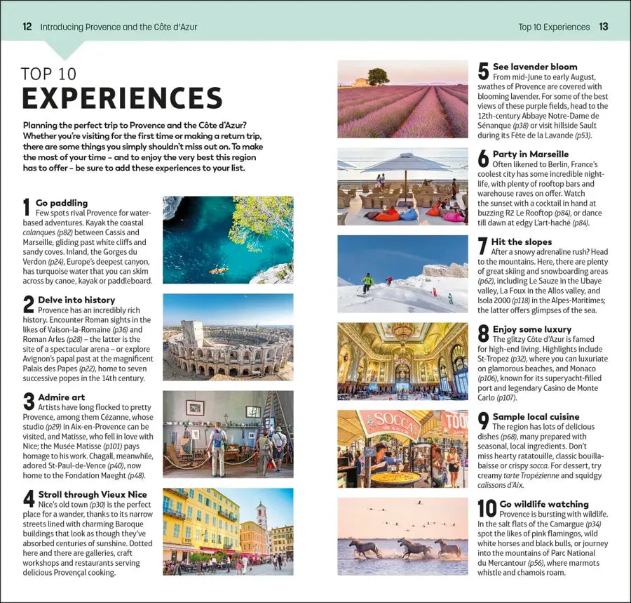 DK Top 10 Provence and the Cote d'Azur US - Paperback / softback