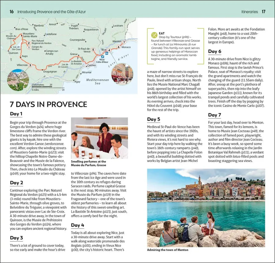 DK Top 10 Provence and the Cote d'Azur US - Paperback / softback