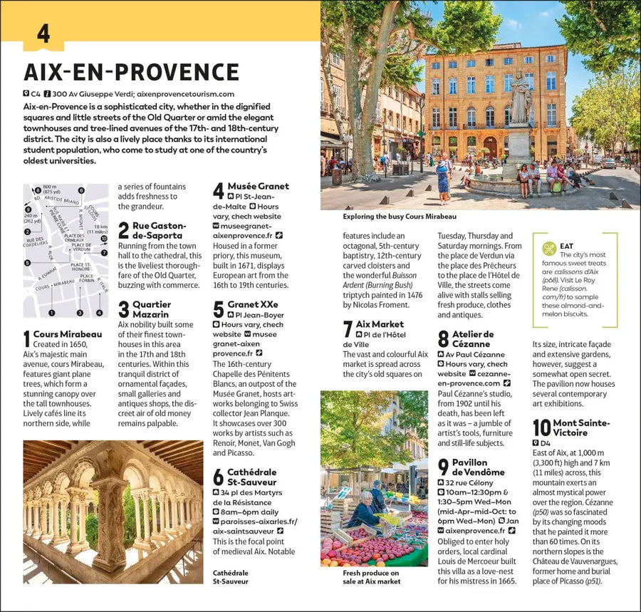 DK Top 10 Provence and the Cote d'Azur US - Paperback / softback