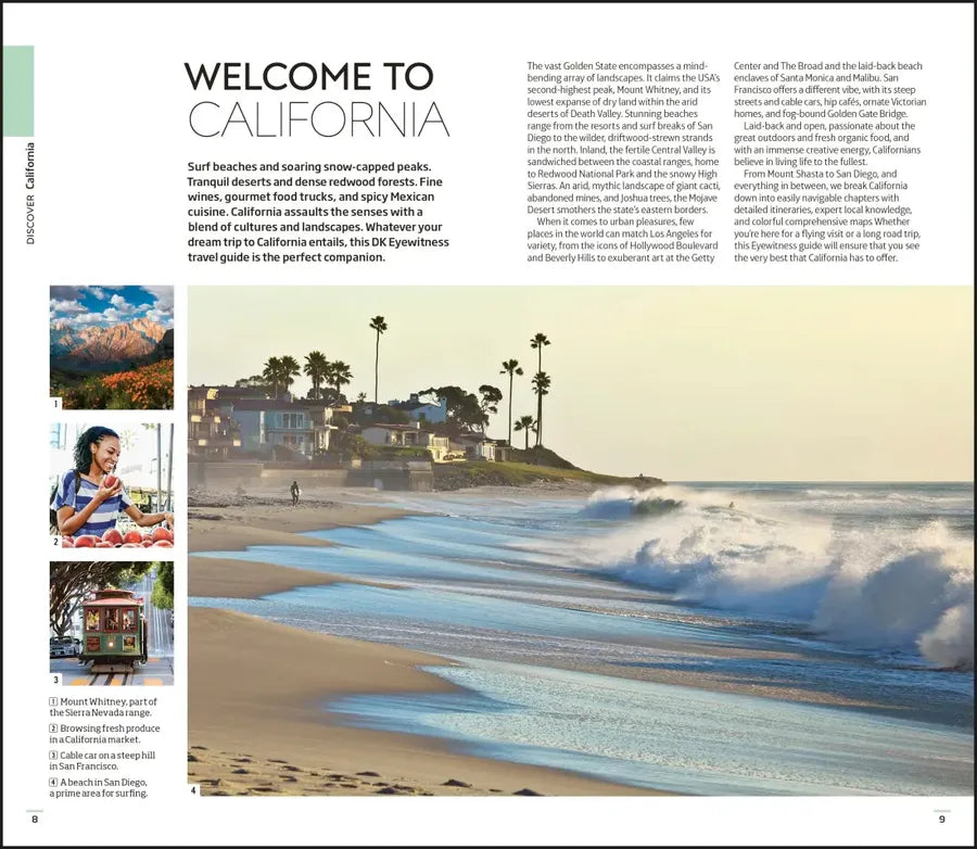 DK California US - Paperback / softback (9780241784426)