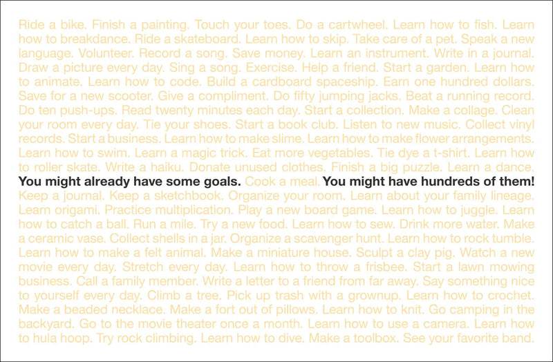 A Kids Book About Goals US - Hardback