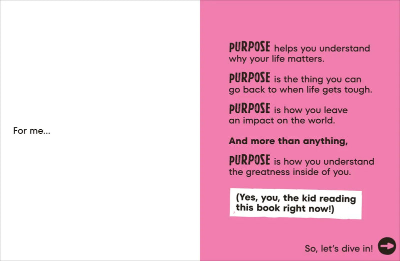 A Kids Book About Purpose US - Hardback