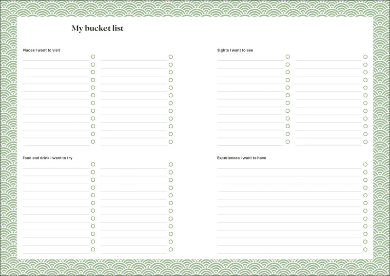 Japan Travel Journal US - Hardback