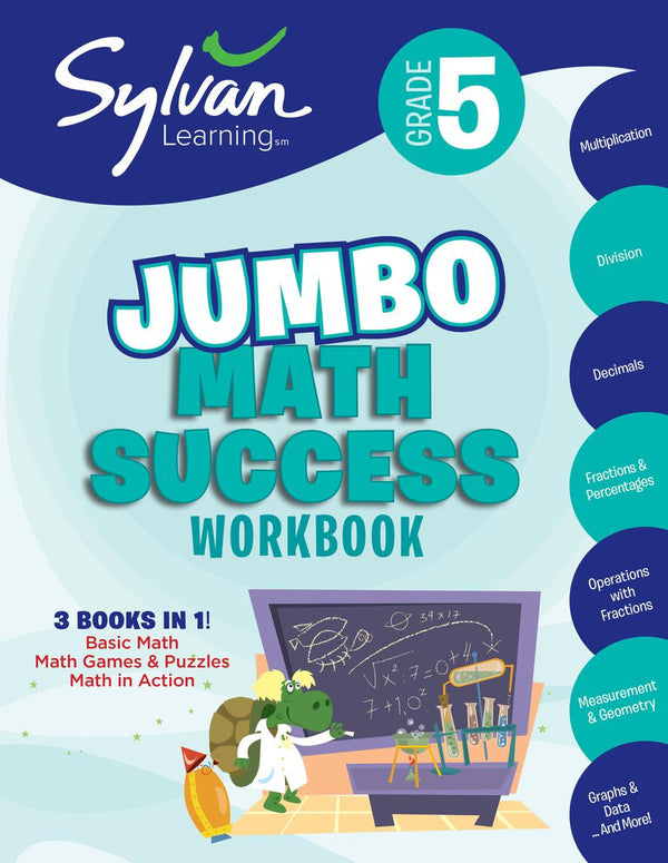 5th Grade Jumbo Math Success Workbook-Children’s / Teenage general interest: Science and technology-買書書 BuyBookBook