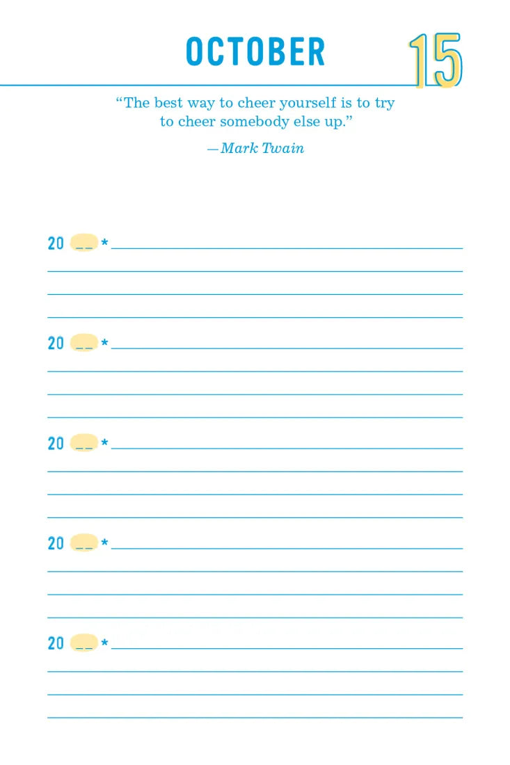 The Happiness Project One-Sentence Journal US - Diary or journal