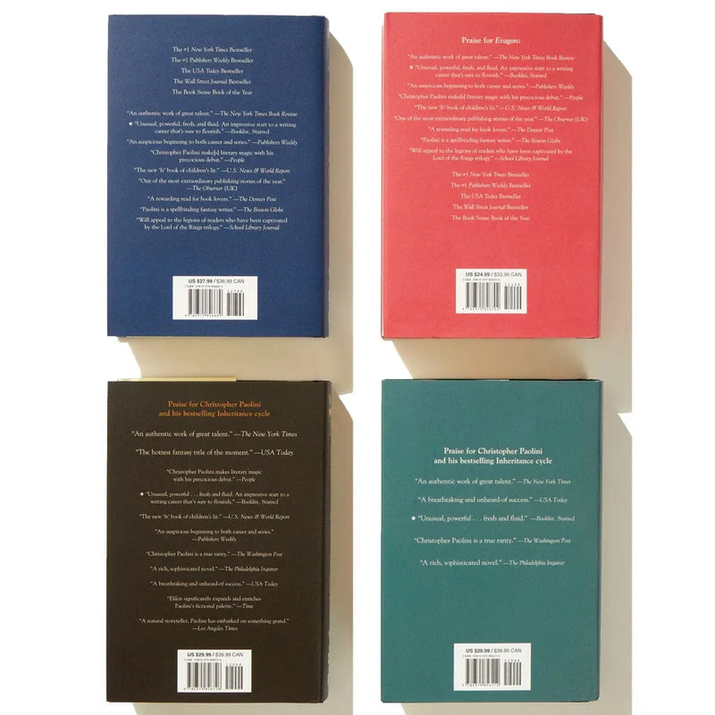 The Inheritance Cycle 4-Book Hard Cover Boxed Set US - Multiple-component retail product, boxed