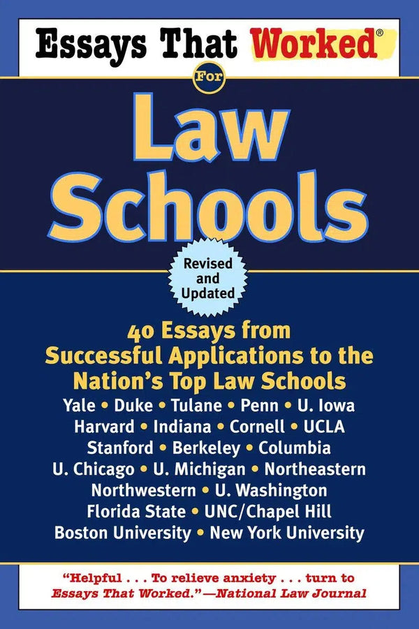 Essays That Worked for Law Schools (Revised)-Education-買書書 BuyBookBook