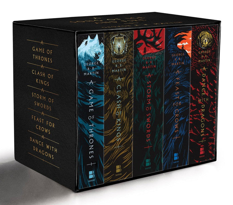 George R. R. Martin's A Game of Thrones 5-Book Boxed Set (Song of Ice and Fire Series)-Fiction: Fantasy-買書書 BuyBookBook