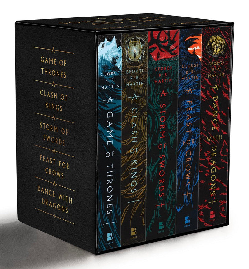 George R. R. Martin's A Game of Thrones 5-Book Boxed Set (Song of Ice and Fire Series)-Fiction: Fantasy-買書書 BuyBookBook