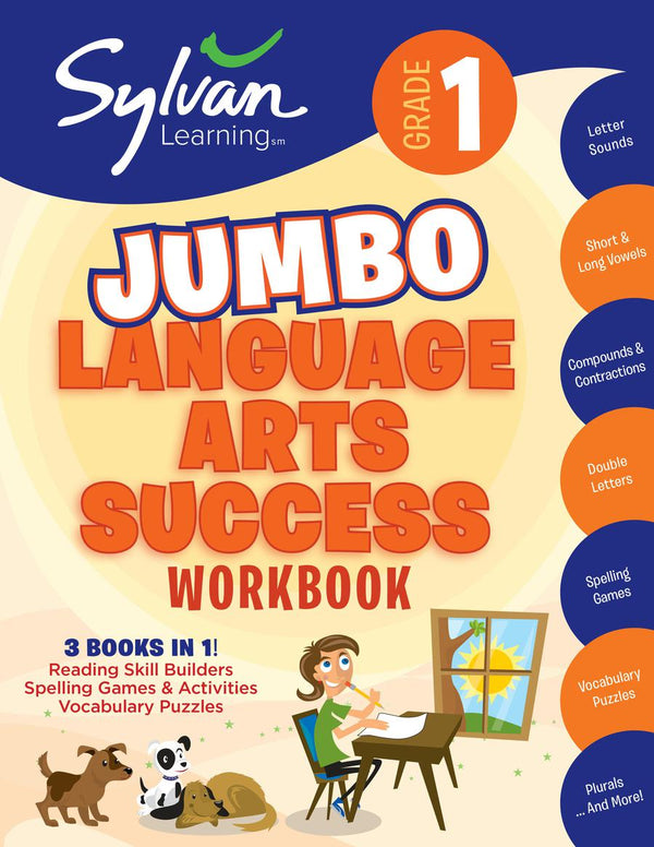 1st Grade Jumbo Language Arts Success Workbook-Children’s Educational: Language/ literature/ literacy-買書書 BuyBookBook