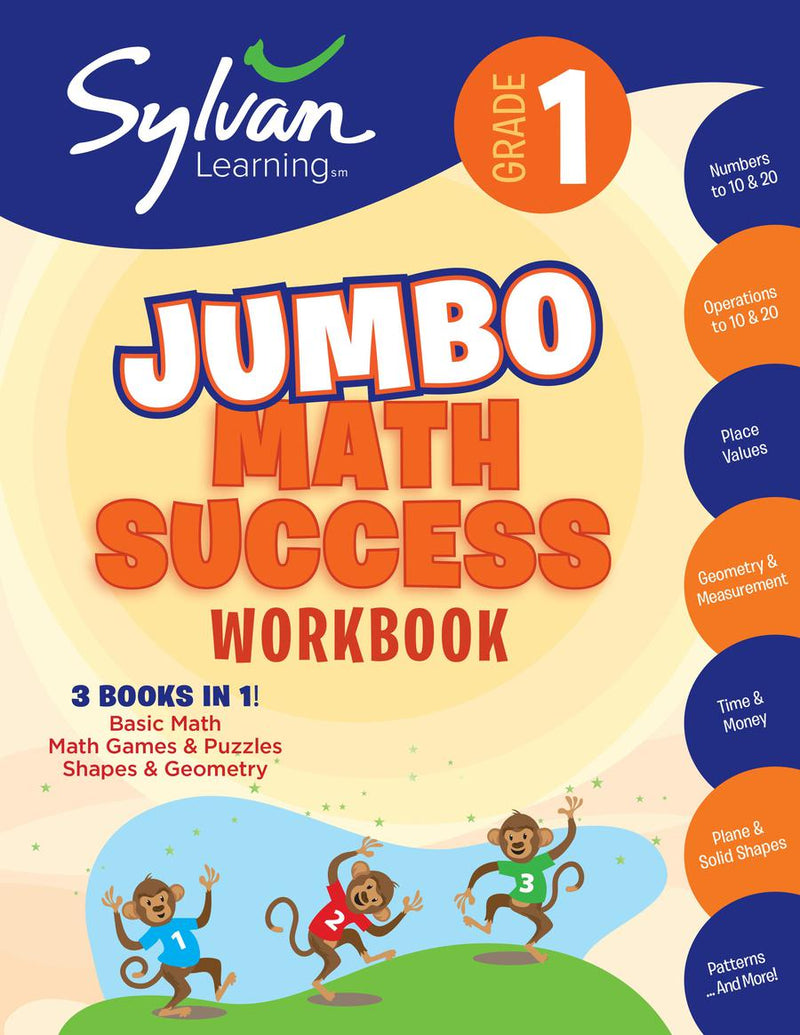 1st Grade Jumbo Math Success Workbook-Children’s / Teenage general interest: Science and technology-買書書 BuyBookBook