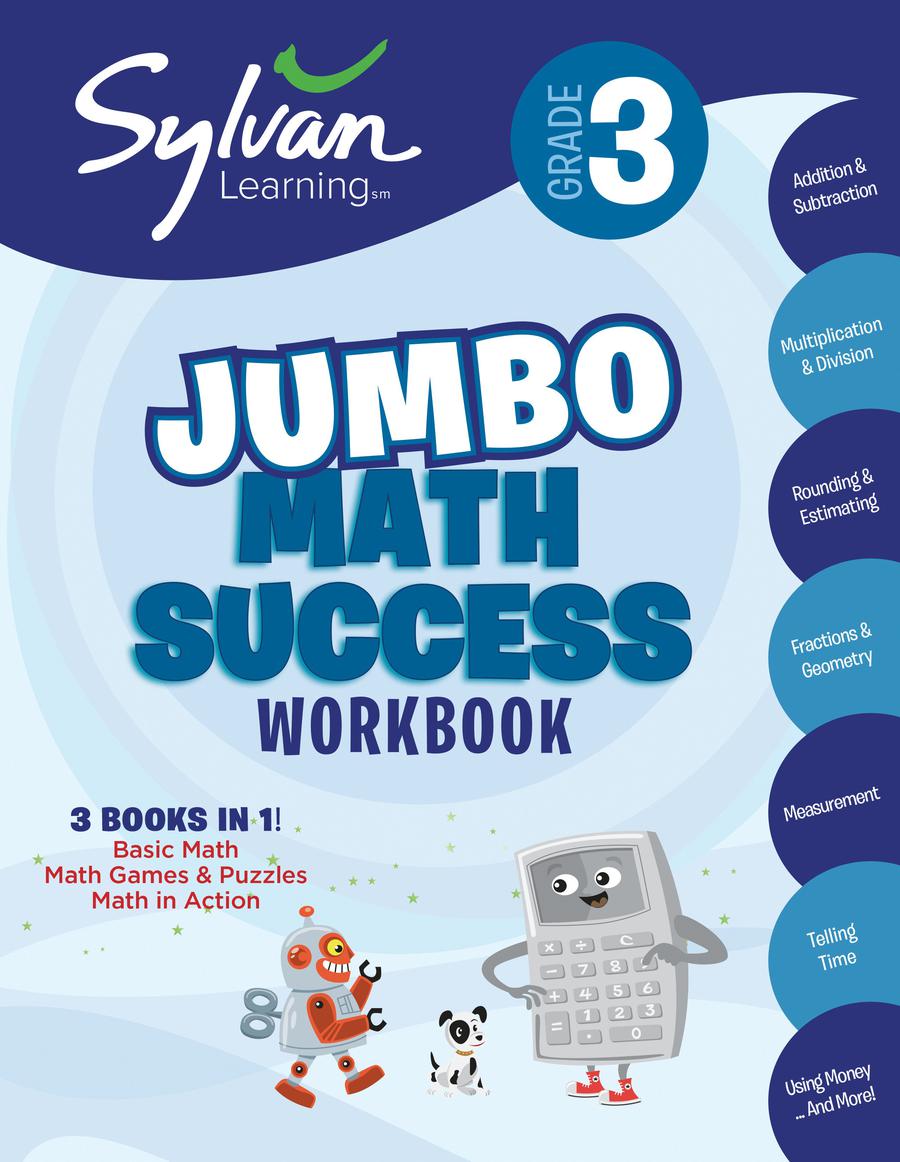 3rd Grade Jumbo Math Success Workbook-Children’s / Teenage general interest: Science and technology-買書書 BuyBookBook