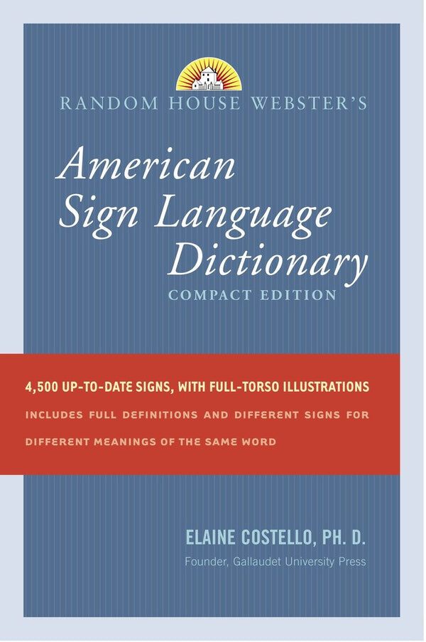 Random House Webster's Compact American Sign Language Dictionary-Language and Linguistics-買書書 BuyBookBook