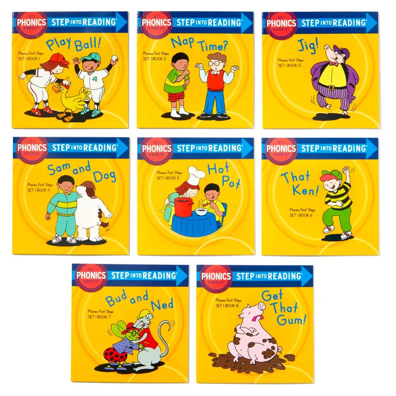 Step into Reading Set 1 Phonics First Steps Box Set US - Multiple-component retail product, boxed