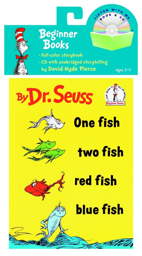 One Fish, Two Fish, Red Fish, Blue Fish Book & CD-Children’s / Teenage fiction: General, modern and contemporary fiction-買書書 BuyBookBook