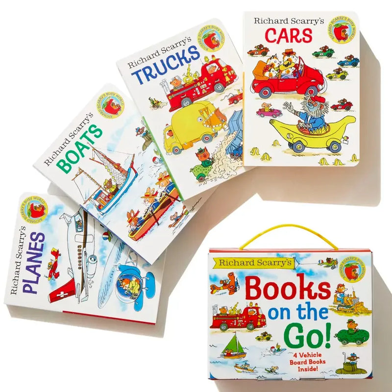Richard Scarry's Books on the Go US - Multiple-component retail product, boxed