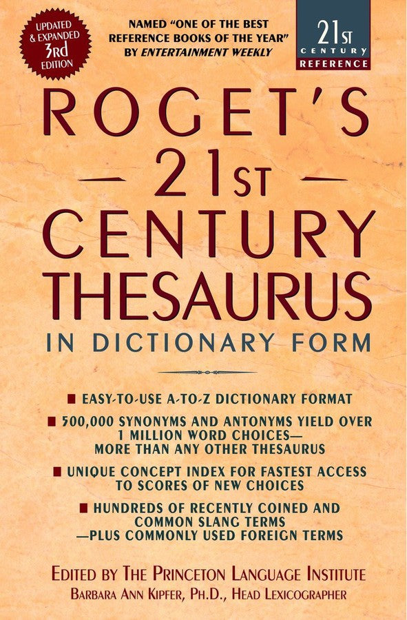 Roget's 21st Century Thesaurus-Language and Linguistics-買書書 BuyBookBook