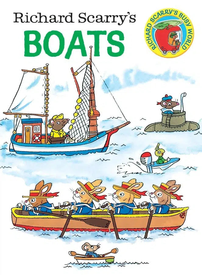 Richard Scarry's Boats-Children’s / Teenage fiction: General and modern fiction-買書書 BuyBookBook