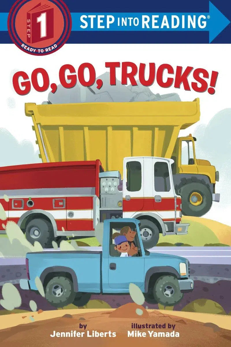 Go, Go, Trucks!-Children’s / Teenage fiction: General and modern fiction-買書書 BuyBookBook