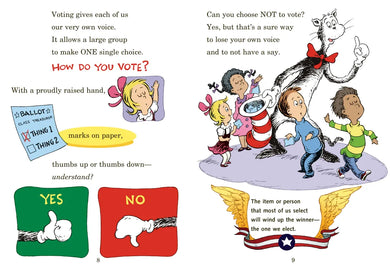 One Vote, Two Votes, I Vote, You Vote US - Hardback (9780399555985)