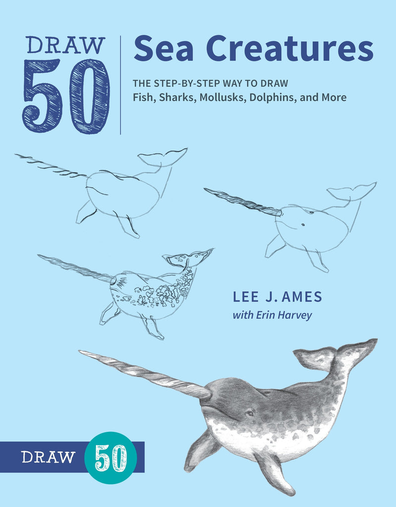 Draw 50 Sea Creatures-Art: general-買書書 BuyBookBook