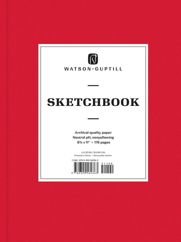 Large Sketchbook (Ruby Red)-Art: general-買書書 BuyBookBook