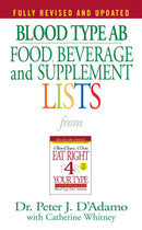 Blood Type AB Food, Beverage and Supplement Lists-Family and health-買書書 BuyBookBook