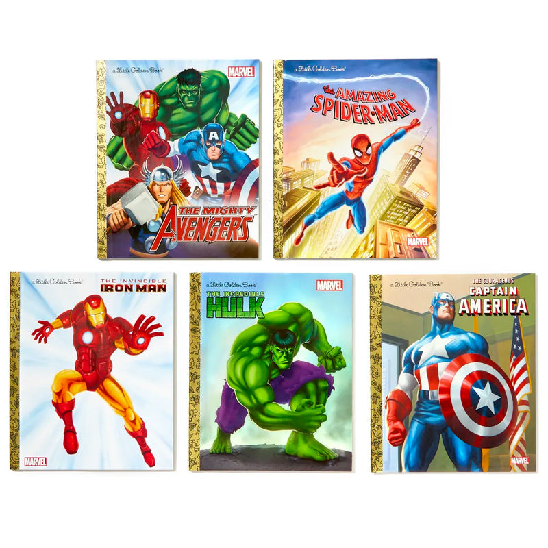 Marvel Super Heroes Little Golden Book Library US - Multiple-component retail product, boxed