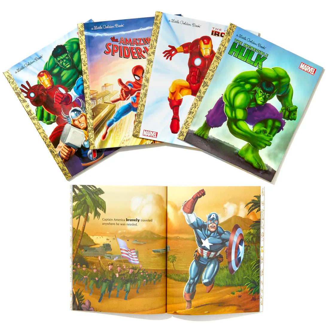 Marvel Super Heroes Little Golden Book Library US - Multiple-component retail product, boxed