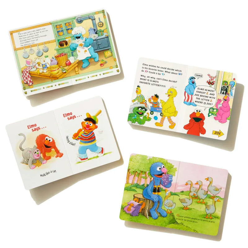 Elmo's Little Library (Sesame Street) US - Multiple-component retail product, boxed