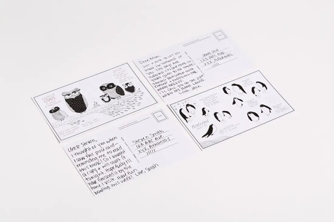 Amazing Animal Facts Postcards US - Cards
