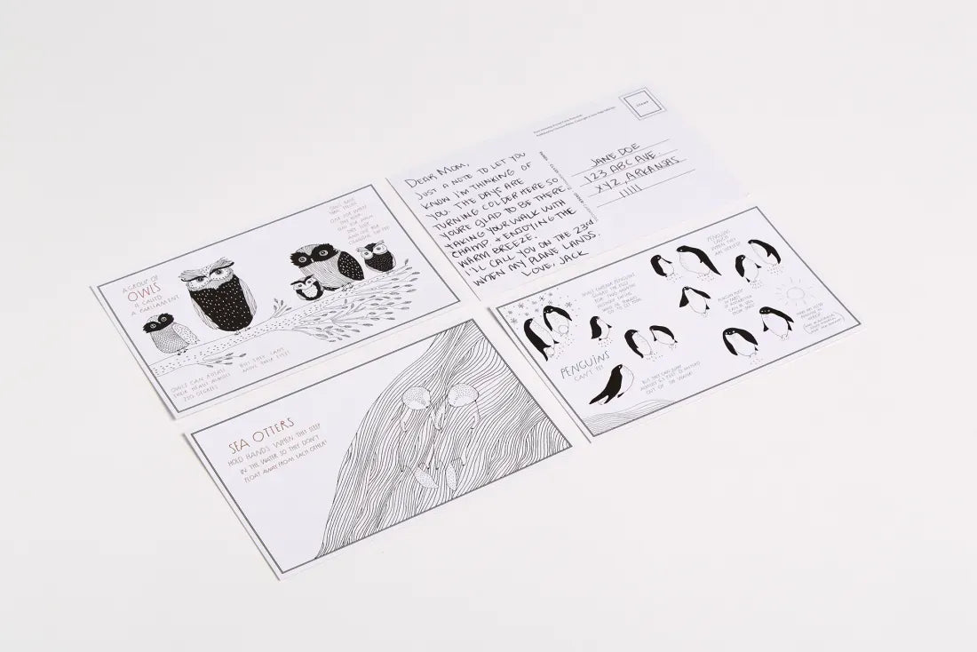 Amazing Animal Facts Postcards US - Cards