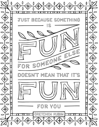 The Happiness Project Mini Posters: A Coloring Book US - Paperback / softback