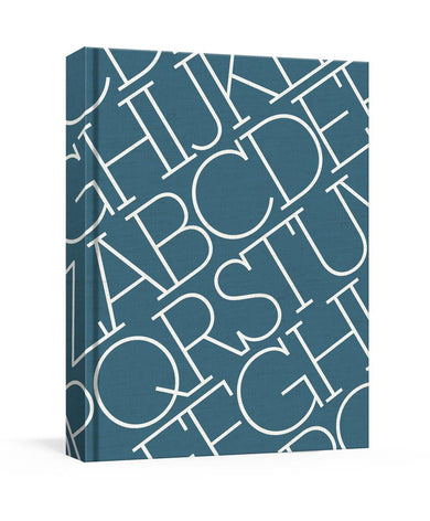 House Industries Indigo Linen Journal-Design/ fashion/ architecture/ illustration-買書書 BuyBookBook