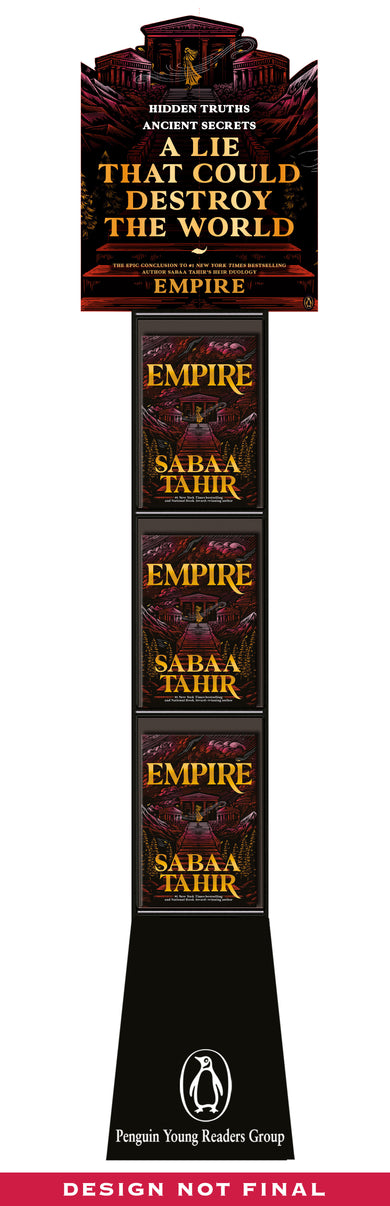 SIGNED Empire 9-Copy Floor Display w/RISER cover (ISBN 9780525490685)