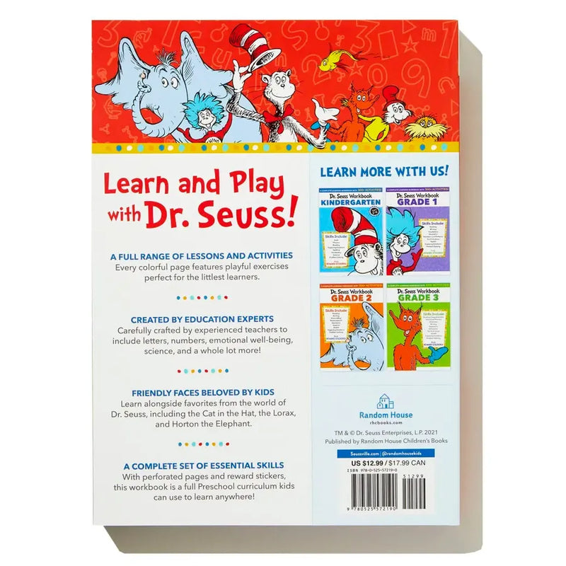 Dr. Seuss Workbook: Preschool US - Paperback / softback