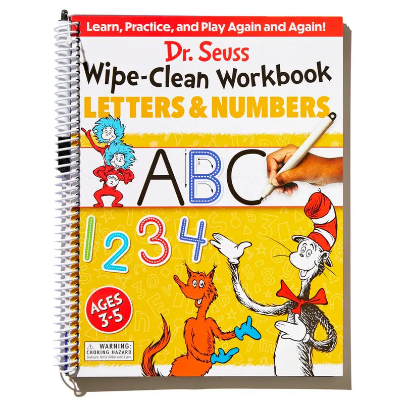 Dr. Seuss Wipe-Clean Workbook: Letters and Numbers US - Paperback / softback