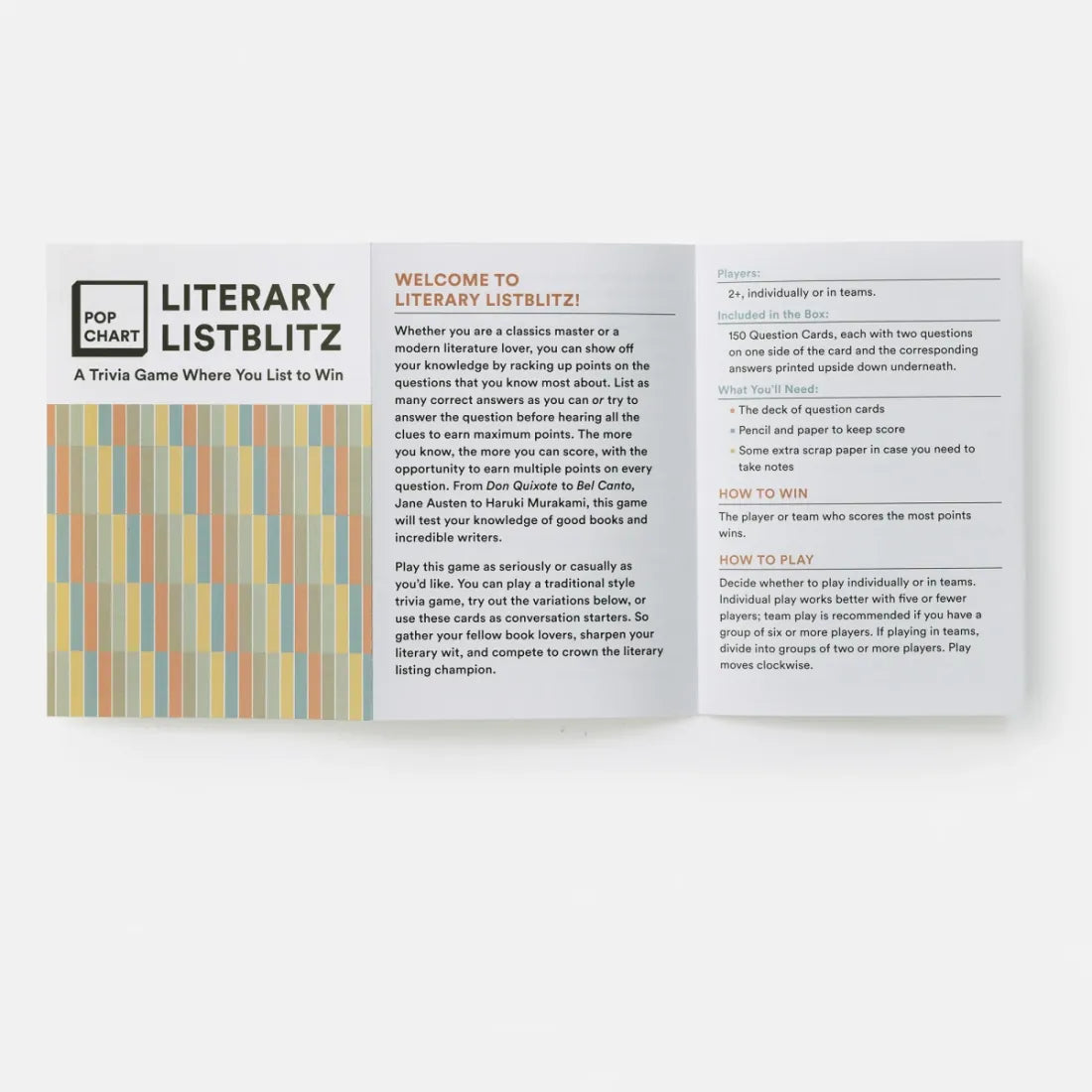 Literary Listblitz US - Game