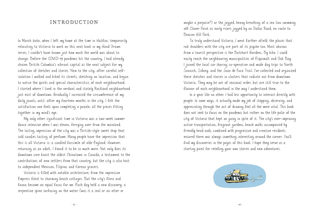 Hand Drawn Victoria CA - Hardback