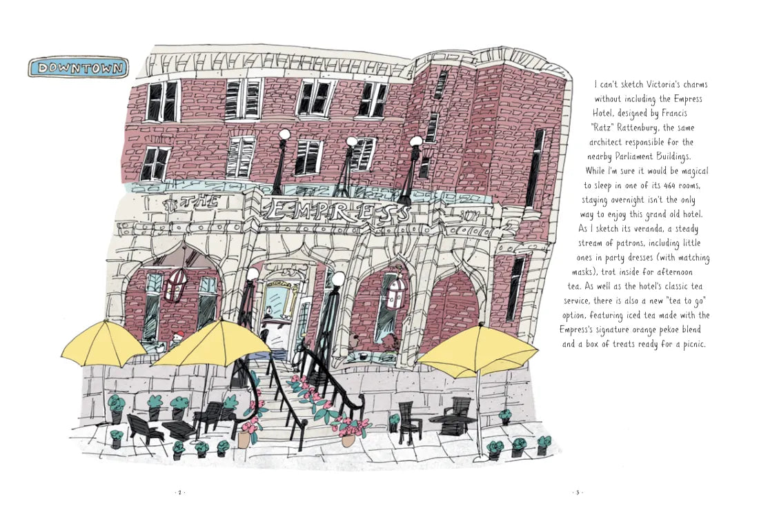 Hand Drawn Victoria CA - Hardback