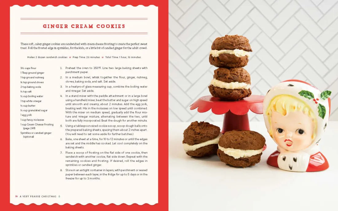 A Very Prairie Christmas Bakebook CA - Hardback