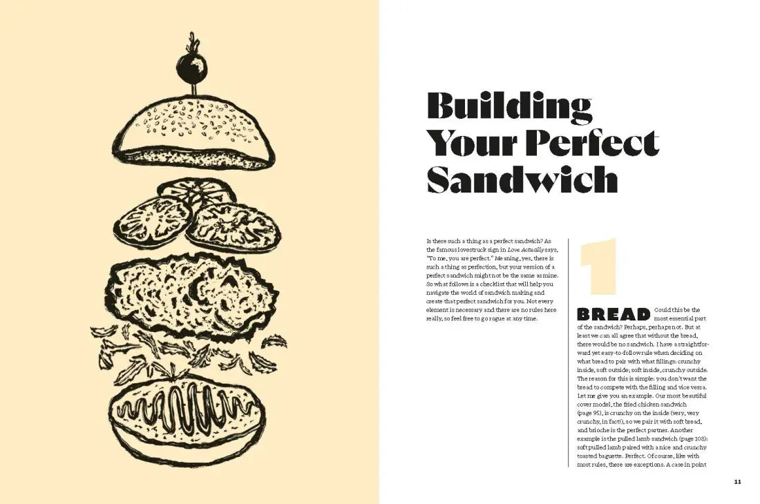 The Book of Sandwiches CA - Hardback