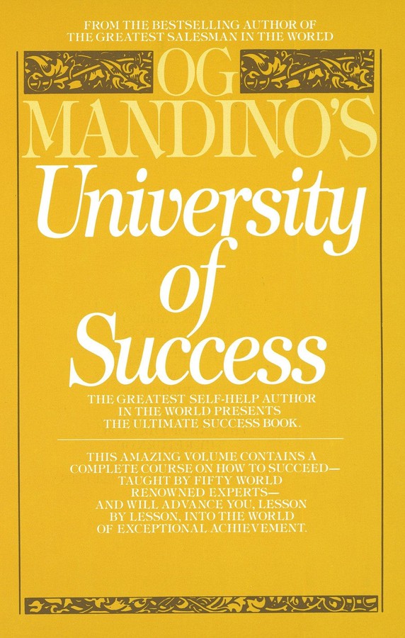 OG Mandino's University of Success-Self-help/ personal development/ practical advice-買書書 BuyBookBook