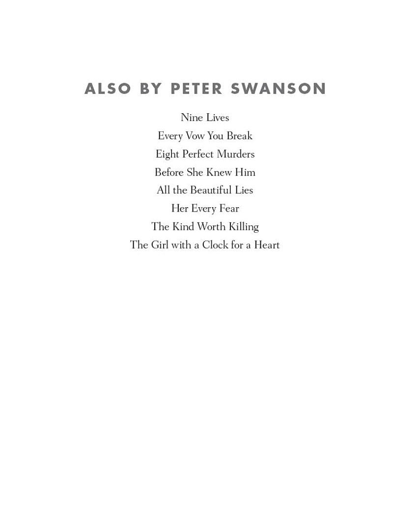 The Kind Worth Saving (Peter Swanson)