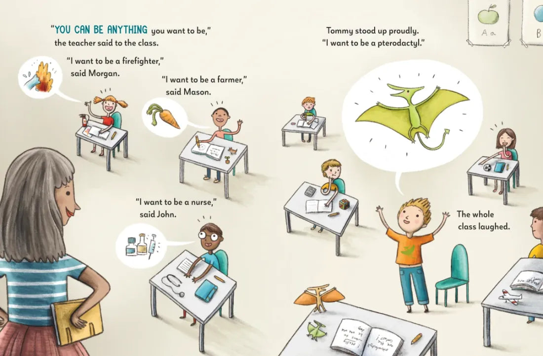 You Can't Be a Pterodactyl! US - Hardback