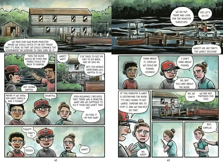 Deepwater Creek: A Graphic Novel US - Hardback