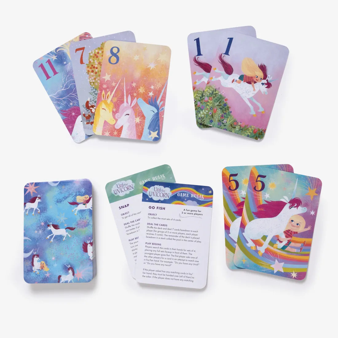 Uni the Unicorn: A 3-in-1 Card Deck US - Game