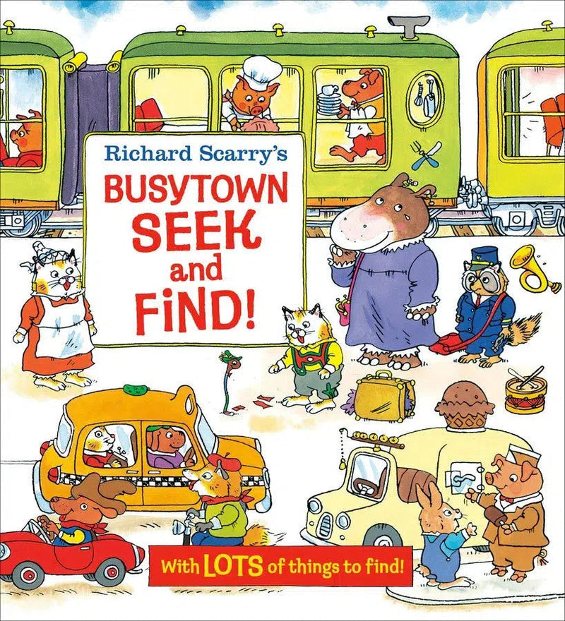 Richard Scarry's Busytown Seek and Find!-Children’s / Teenage fiction: Nature and animal stories-買書書 BuyBookBook