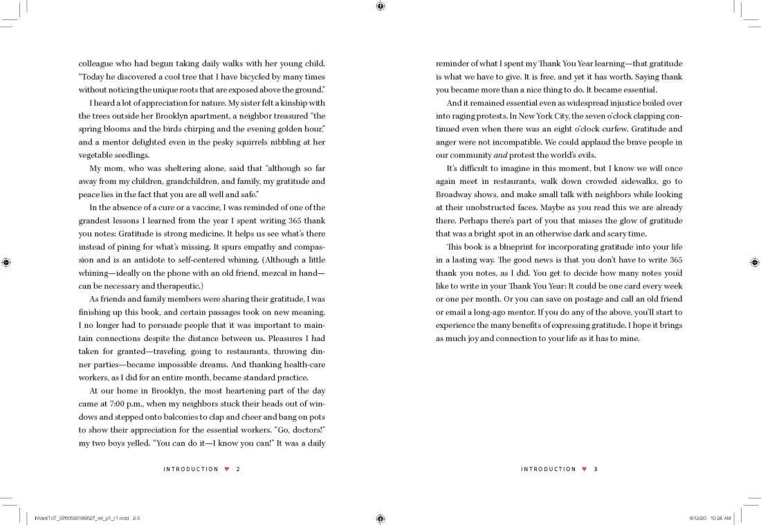 I Want to Thank You US - Hardback