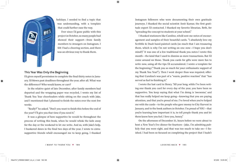 I Want to Thank You US - Hardback